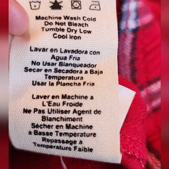 UGG Red Plaid Men's Flynn Pants Sz Large NWT - Picture 8 of 9